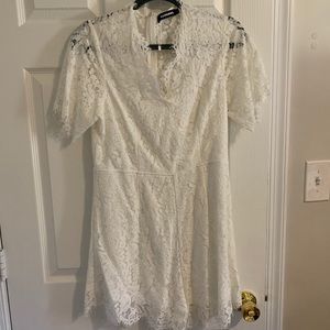 White Lace Romper